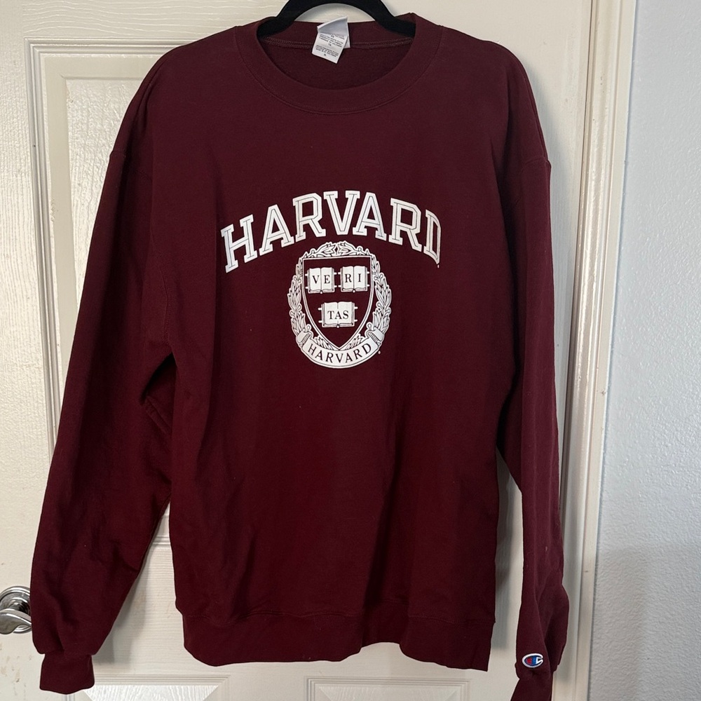 Champion Burgundy Harvard unisex Crewneck Sweater